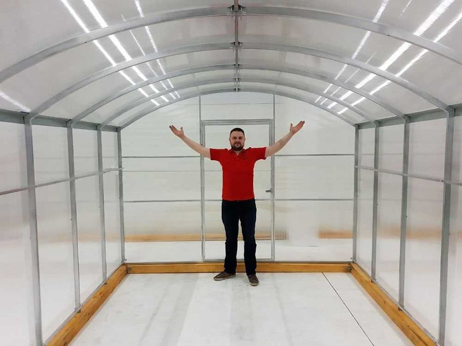 Szklarnia z poliwęglanu Proste Ściany Tunel 3x4, 3 6, 3x8, 3x10, 3x12