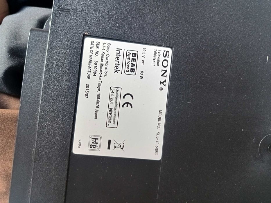 Telewizor Sony Bravia 40 cali bez internetu
