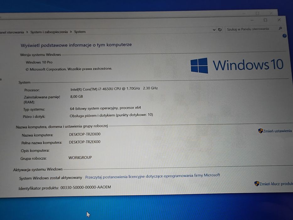 Microsoft Surface Pro 3 | i7 | 8GB RAM | Win 10 Pro | Klawiatura + Bateria do wymiany