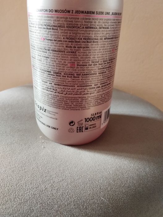 szampon Sleek Line Blond z proteinami