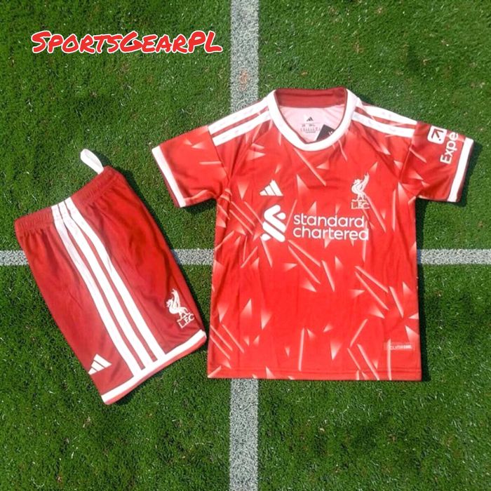 NOWOŚĆ! 26/27 Liverpool FC Komplet Strój Domowy 155 - 165 cm