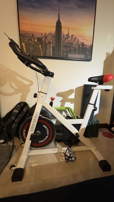 Exercise stationary bicycle.486190968640655361