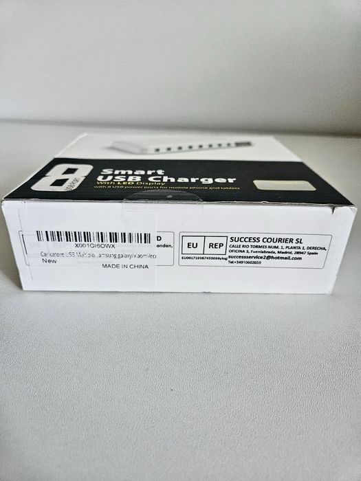 Зарядний пристрій Bodasan 8хUSB зі світлодіодним підсвічуванням (I68A)