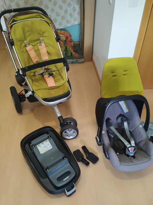 Carrinho Quinny+ ovo+ base isofix