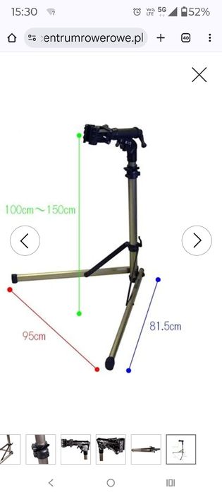 Stojak serwisowy do roweru