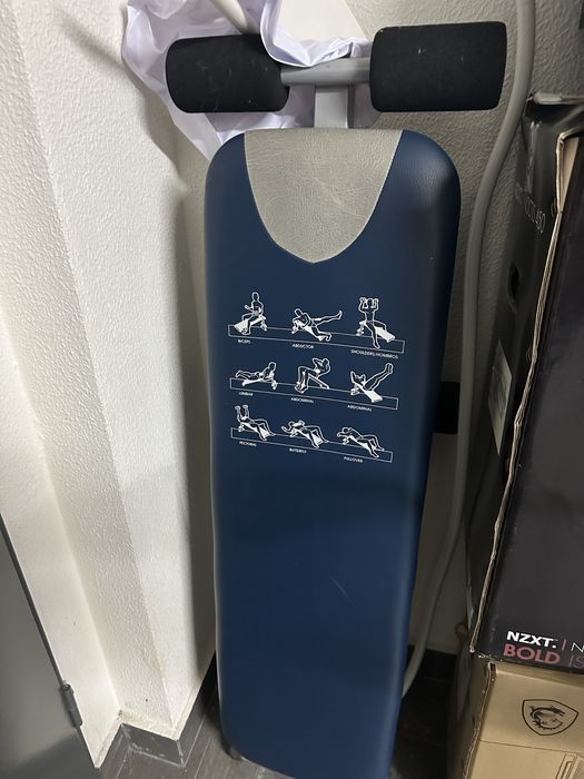 Banco ginasio inclinado