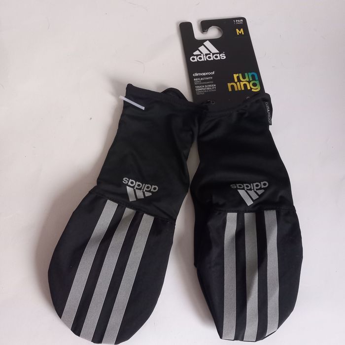 Adidas rękawiczki sportowe czarne