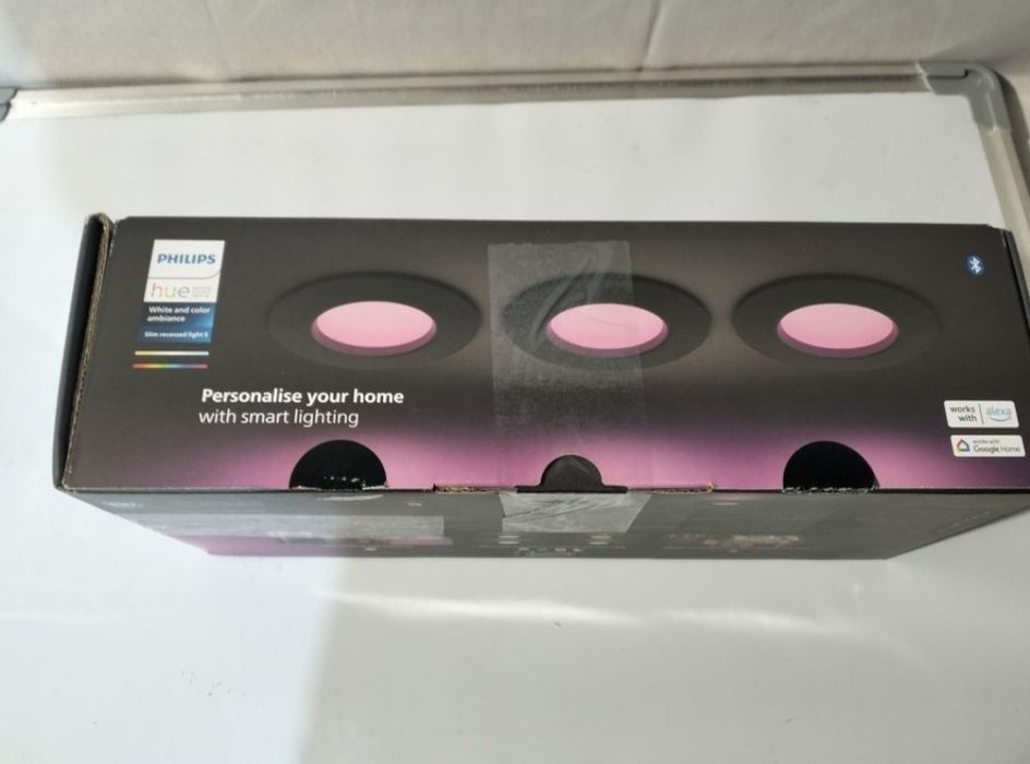 Hue White and Color Ambiance Slim Einbauleuchte 90mm