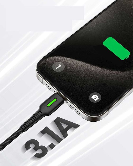 Iniu Kabel USB na USB-C 0,5m, 1,8m, 3m (komplet 3 szt)