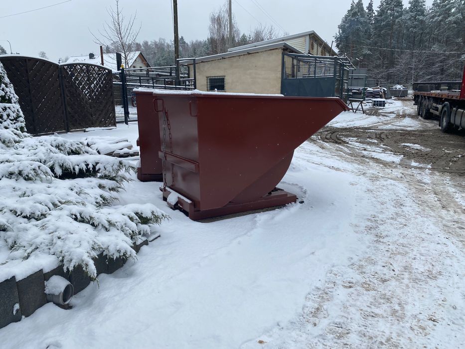 Kontener samowysypowy 300 litrów pojemnik typu koleba koliba