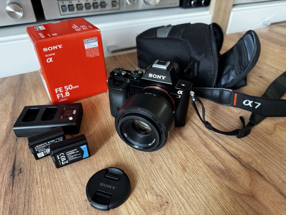 Sony ILCE-7 A7I stan idealny + obiektyw sony 50mm