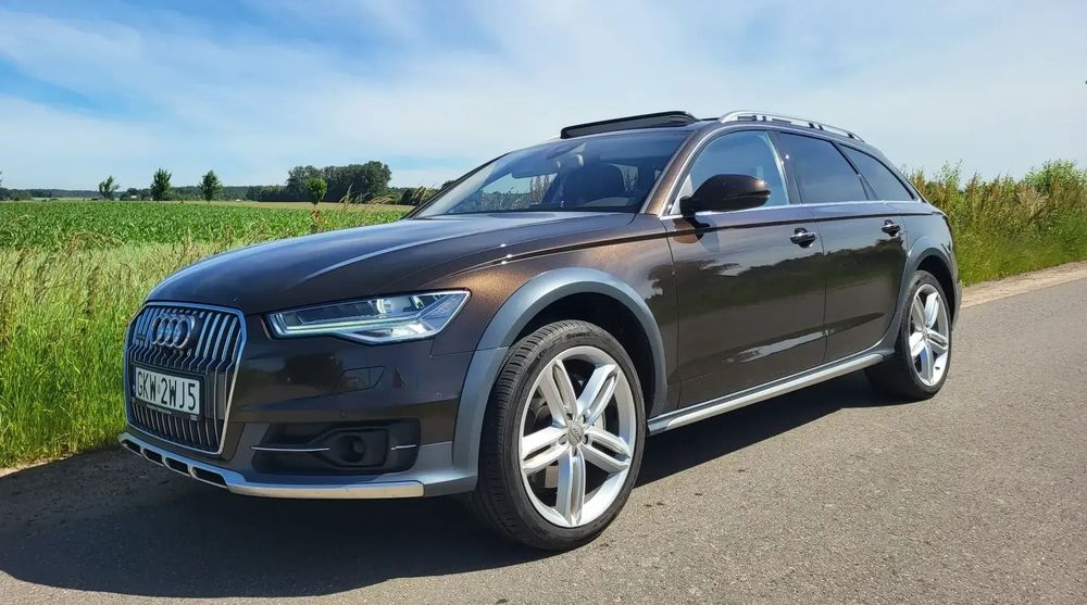 Audi A6 Allroad serwis ASO, wentylacja, masaże, matrix, 360, bezkolizyjne