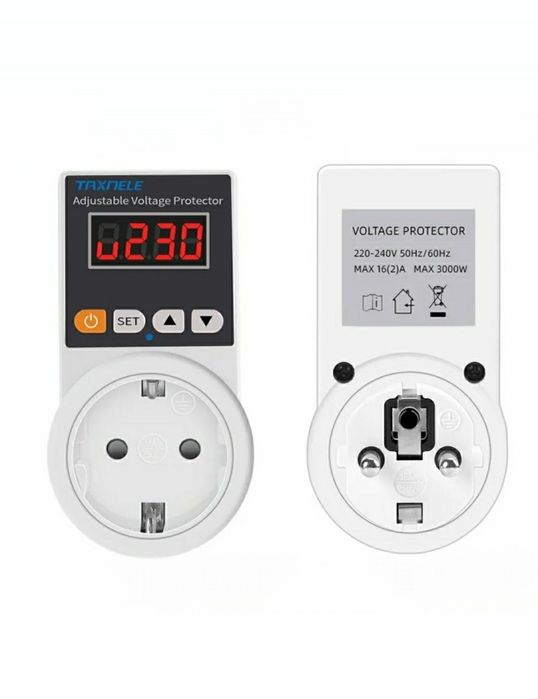 Защита от перепадов напряжения в розетку, реле напруги, барьер