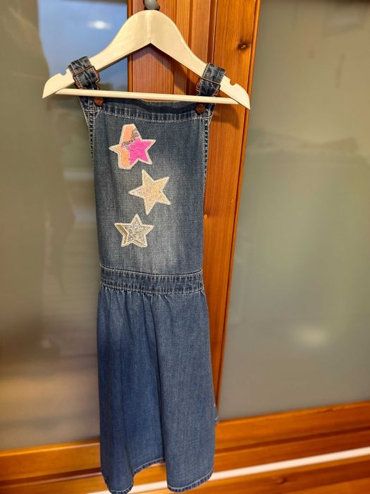 Saia Jardineira  Menina Desigual 13/14 anos.