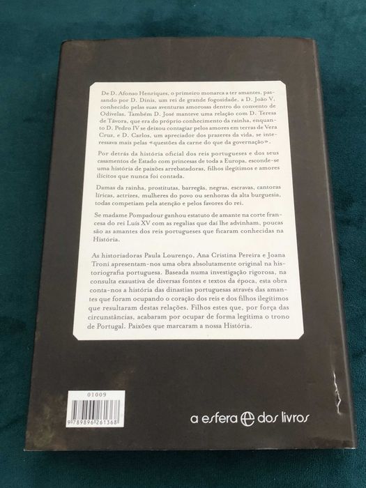 Amantes dos reis de Portugal - LIVRO