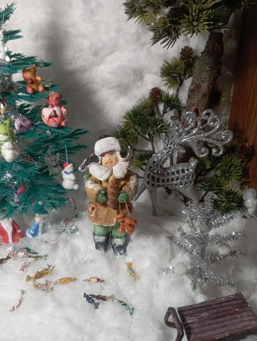 Новогодние игрушки из ваты,500