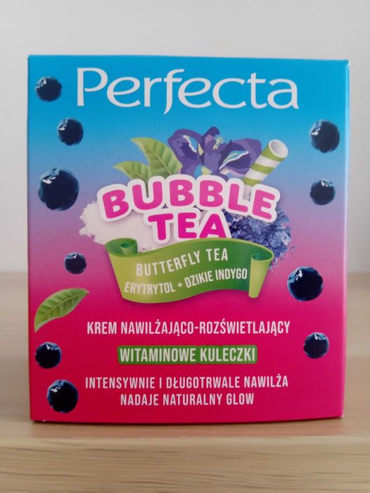 1/2ceny krem rozświetlająco-nawilżający Perfecta BubbleTea 50 ml