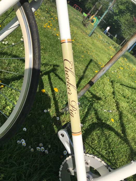 Rower ostre koło checker pig singlespeed