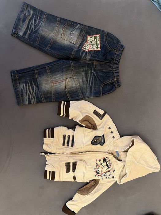 Пакет речей хлопчик 86-92р лонгслів, штани, костюм, футболка