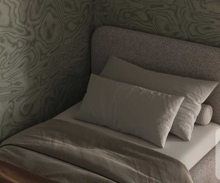 Łóżko BAO ONE 100x200 tkanina STORM 09 MYBED OUTLET -40%