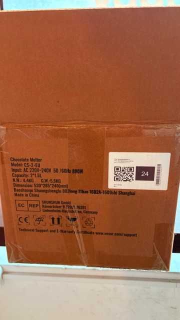 Temperador de Chocolate - VEVOR - NOVO