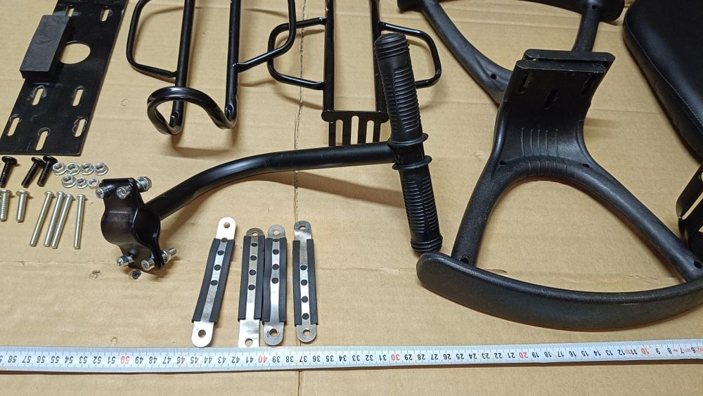 Fotelik dziecięcy na rower regulowany