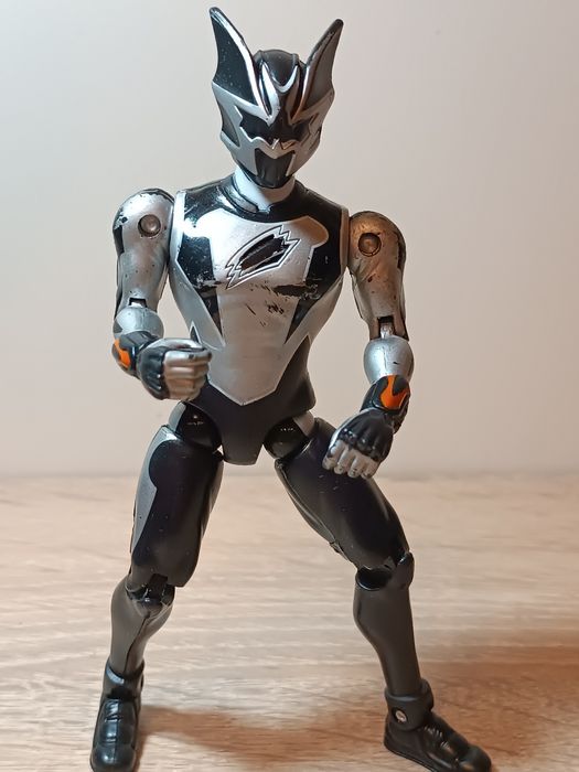 Power Rangers Jungle Fury Black Bat Ranger Figurka akcji Bandai 2007