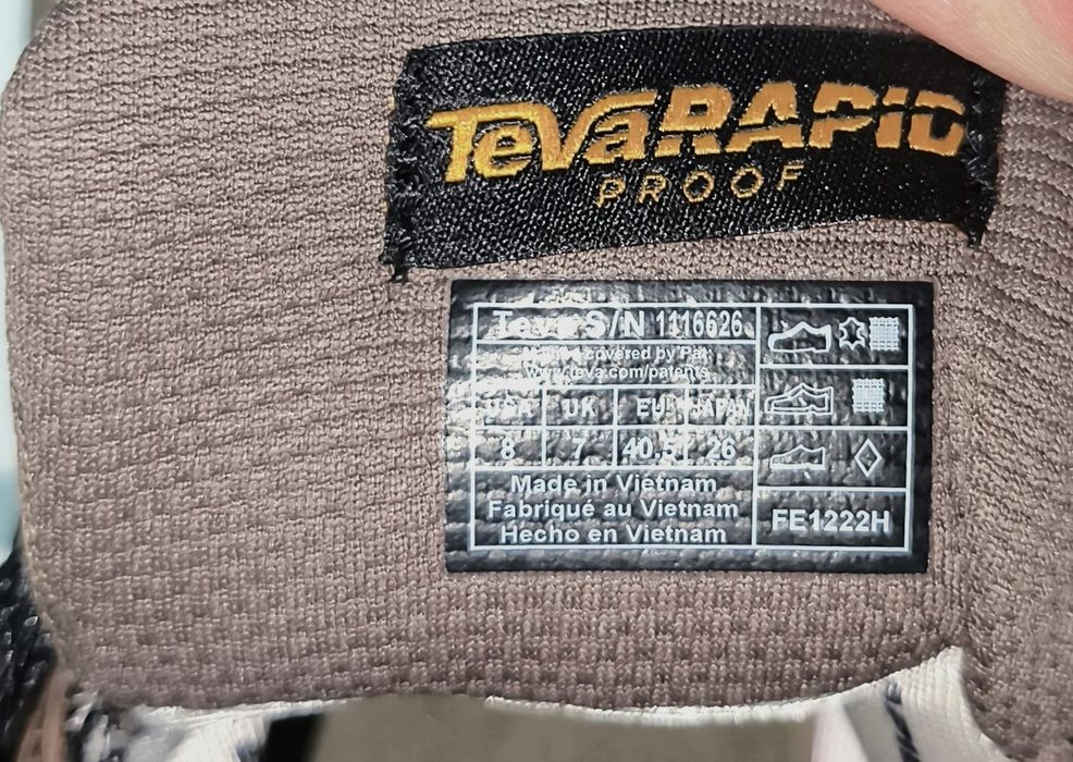 Ботінки TEVA Ridgeview waterproof,туризм, тренінг,тактика. 41,42,43.