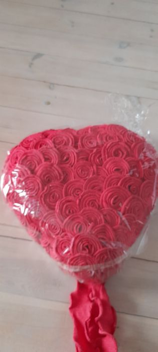 Dekoracja walentynki serce ślub 44 cm  duża