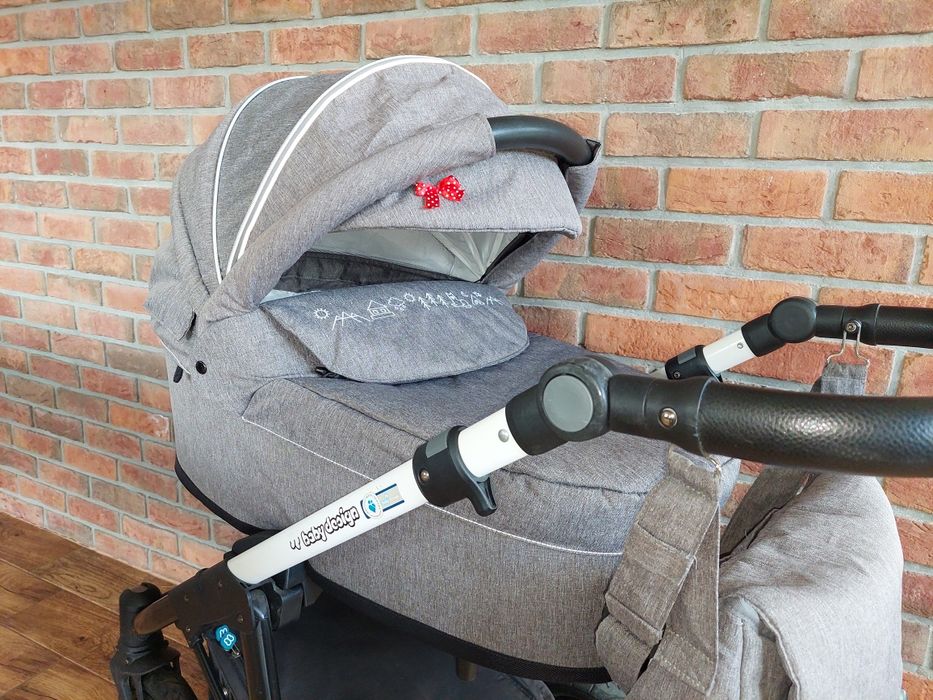 Wózek Baby Design Husky 2w1 Winterpack adaptery