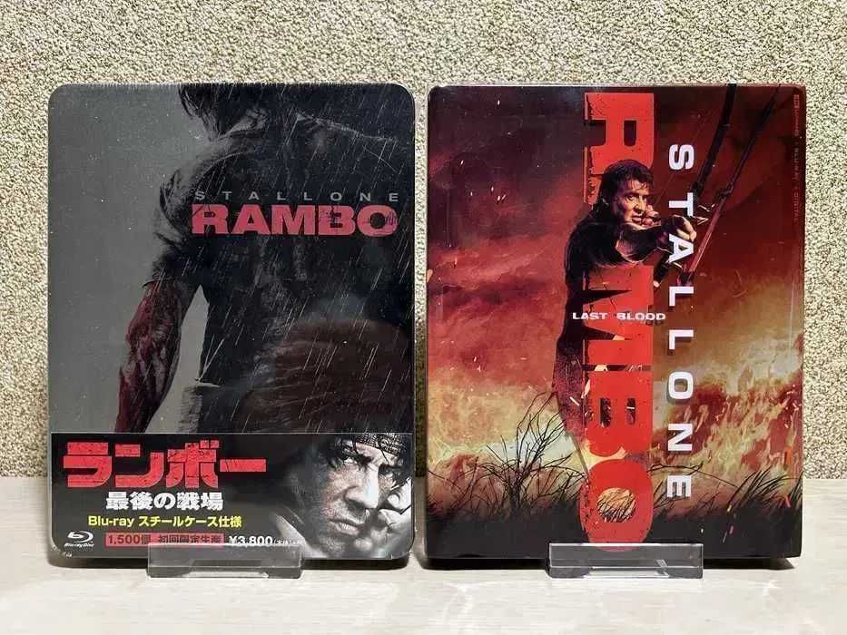Steelbook Blu-ray Кикбоксер/Трудная мишень/Рэмбо/Паркер/Чикаго/ Рэмбо