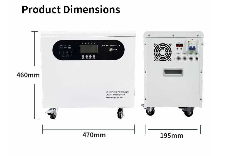 Портативна Зарядна станція 3000Вт-3800Вт/год на LiFePO4 акумуляторі