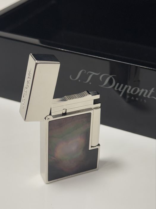 Зажигалка S.T. Dupont Ligne 2 Premium, черный перламутр. ОРИГИНАЛ.