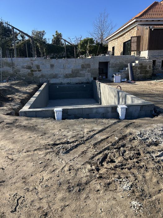 Construçao de piscinas