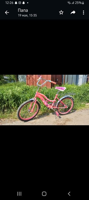 Детский велосипед Барби