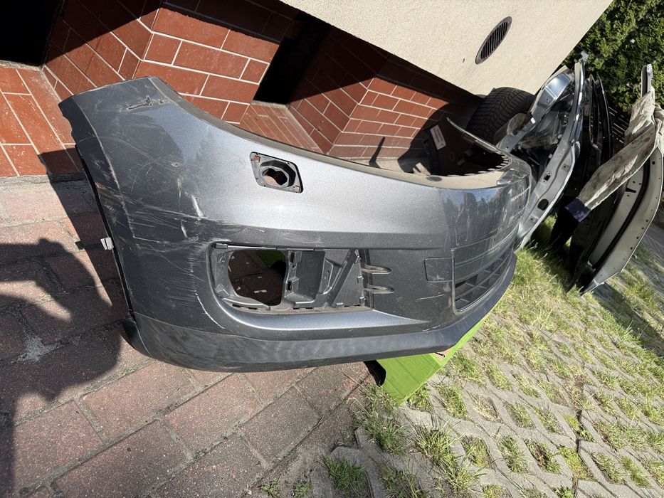 VW Tiguan I lift 5N0 zderzak przód OE kratki