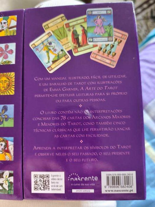 Cartas de tarot manual e cartas
