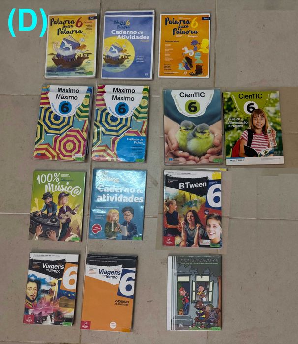 Manuais escolares para o 1, 2 e 3 Ciclo (1º ao 9º ano) - VER VÁRIOS