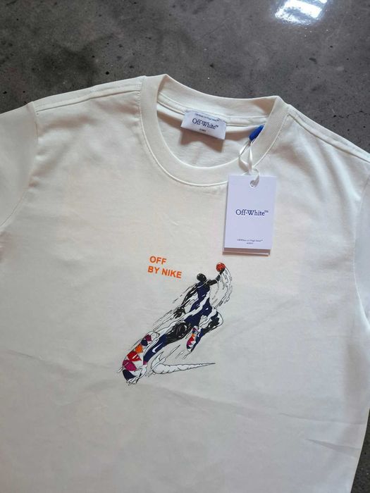 Off White Nike T-shirt M 3XL Biały Męski