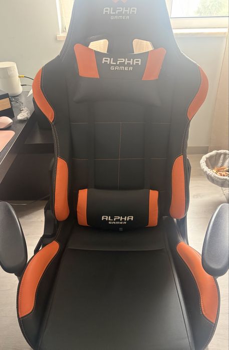 Cadeira Alpha Gamer Laranja