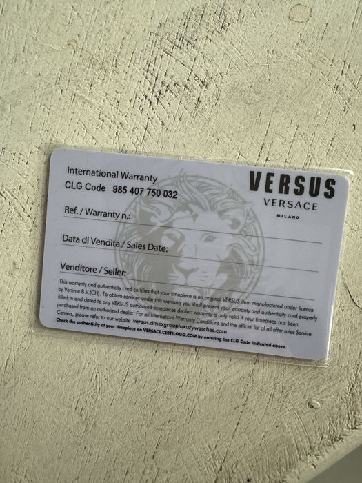 Zegarek Versus Versace