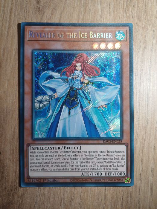 Revealer of the Ice Barrier - Yugioh Secret Rare
