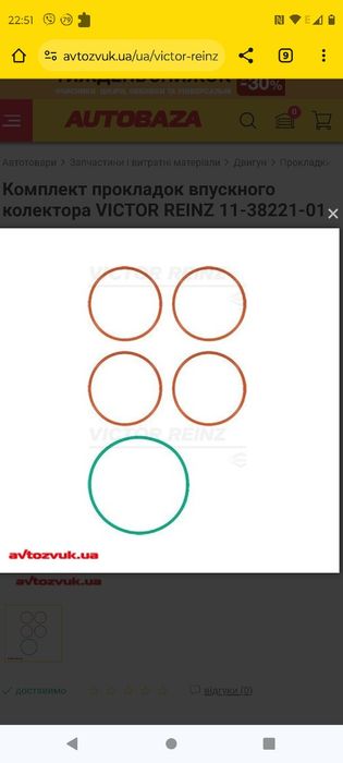 11-38221-01 Reinz 1.8 tbi