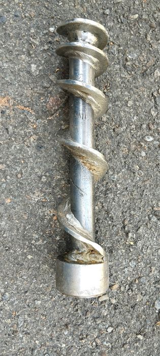 Шнек 82 мм для мясорубки Волчек в сборе