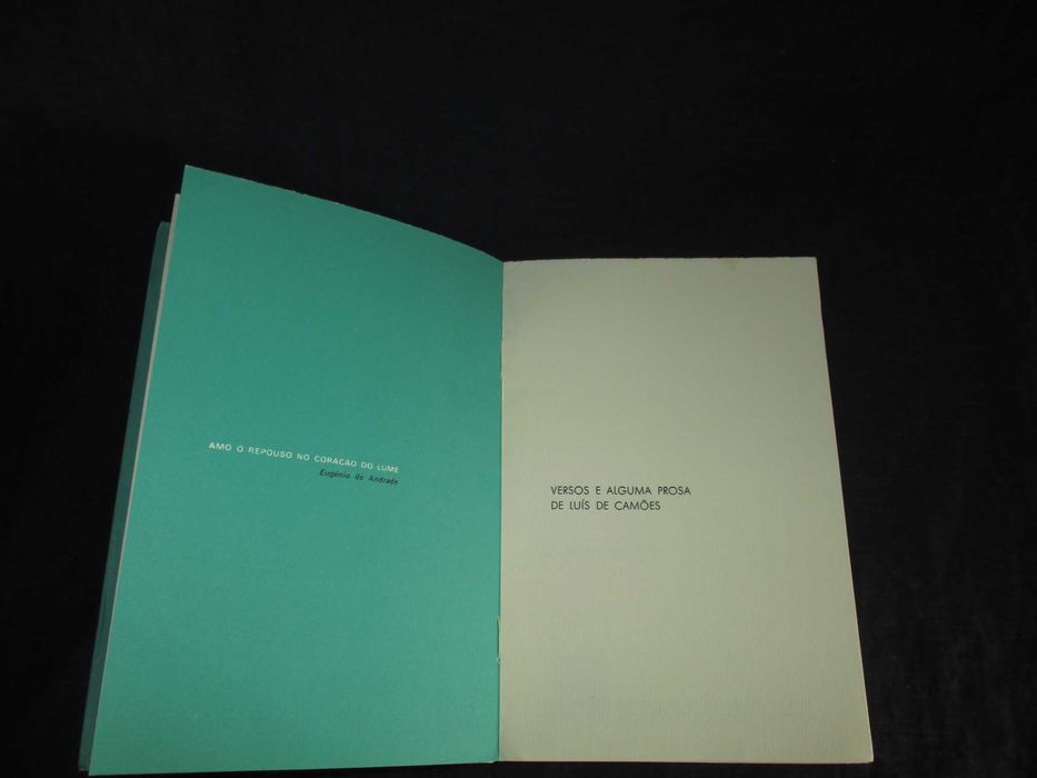 Livro Versos e Alguma Prosa de Luís de Camões
