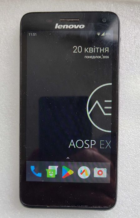 Lenovo S660 Titanium A760 1Гб QuadCore Android 7.1 і 6.0