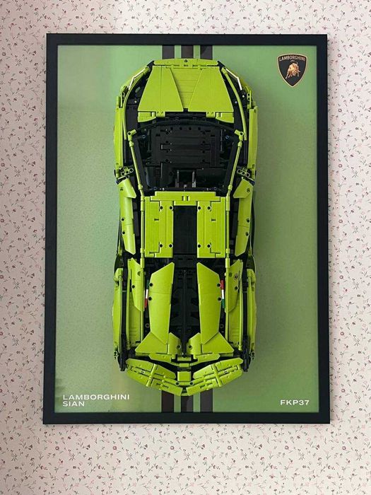 Конструктор Technic Lamborghini Sian FKP 37 + рамка (42115), 3696 дет