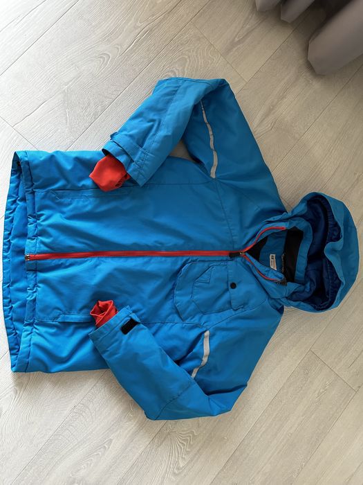 H&M kurtka zimowa r. 152 cm niebieska narty