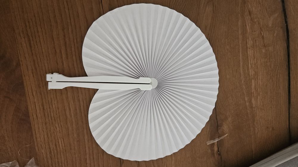 Conjunto de 25 leques de papel