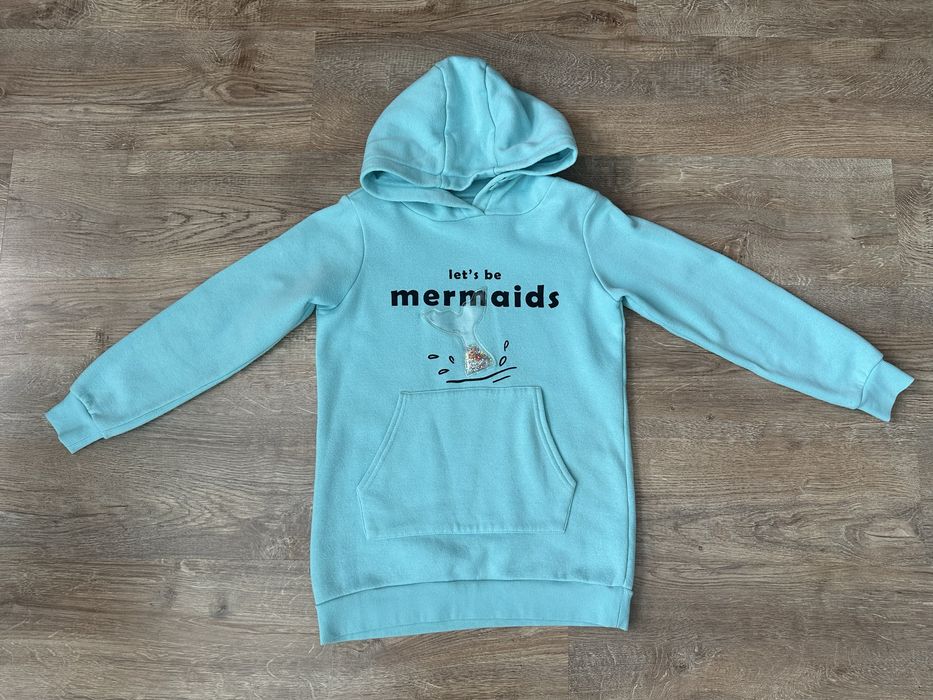 Reserved 140 bluza syrenka ogon syrenki mermaids turkusowa